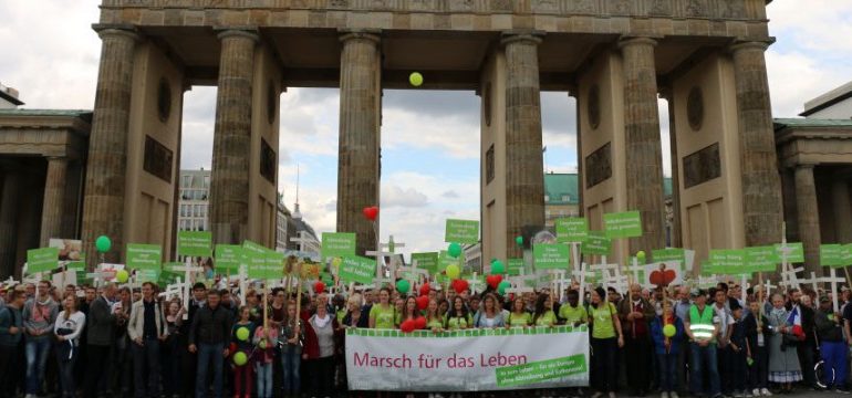 Marsch für das Leben in Berlin: Tausende Teilnehmer